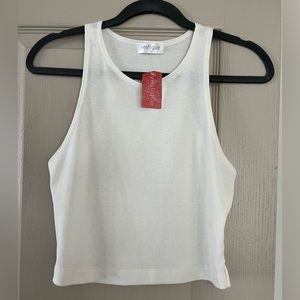 Vestique crop tank, size small, new with tags